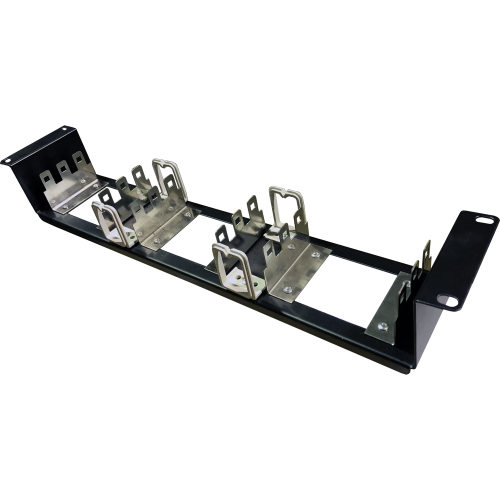 19'' Mounting frame for 9 connection modules, horizontal